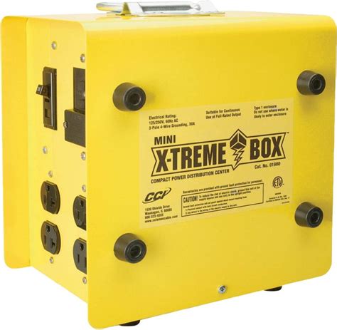 xtreme box power distribution|construction site power distribution box.